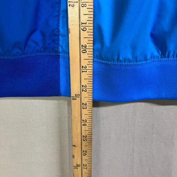 Nike Boys Size Large White/Blue (Colorblock Windbreaker) Full Zip Hooded Jacket - Picture 10 of 10